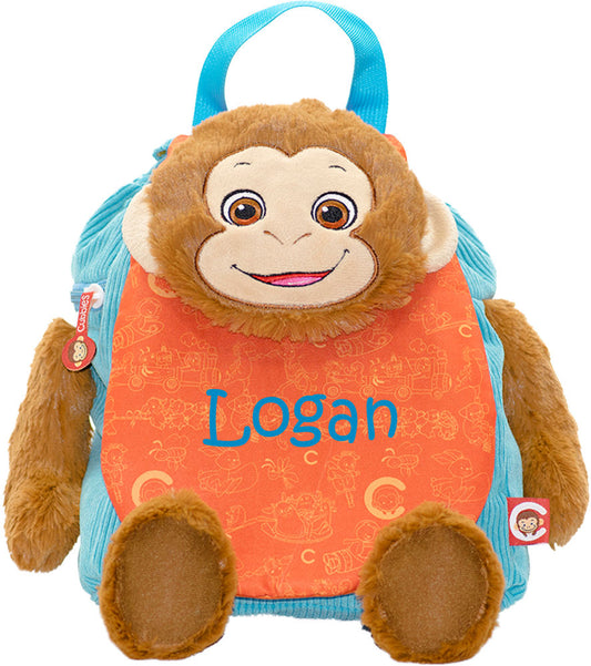 Personalized Cubbies Animal Backpack, Bugaloo the Monkey