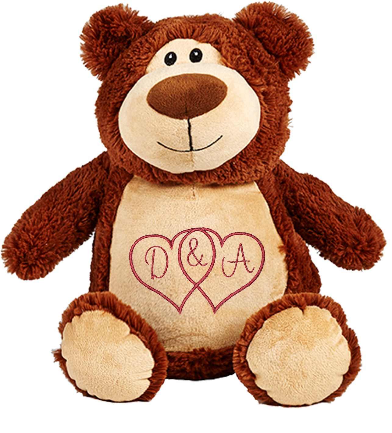 Personalized Stuffed Brown Bear
