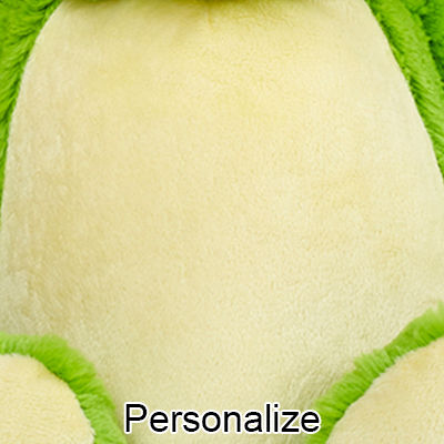 Personalized Stuffed Lime Bear