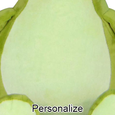 Personalized Stuffed Green Crocodile