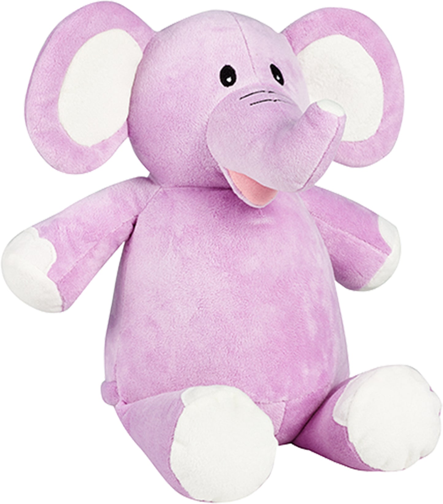 Personalized Stuffed Lavender Elephant