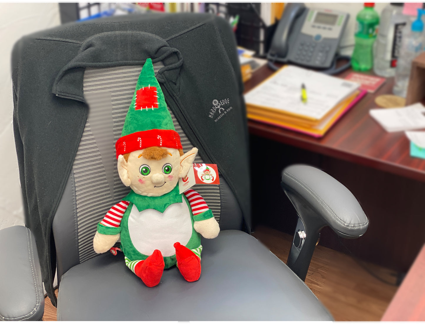 Personalized Stuffed Signature Christmas Elf
