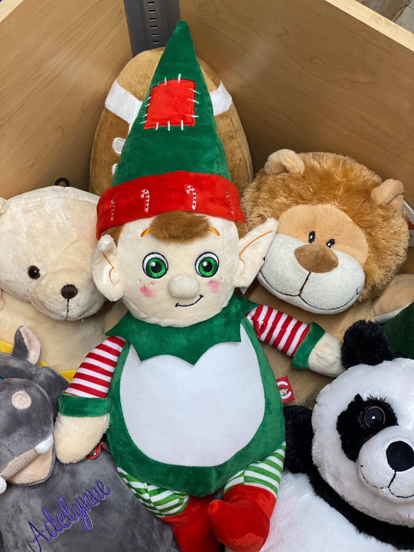 Personalized Stuffed Signature Christmas Elf