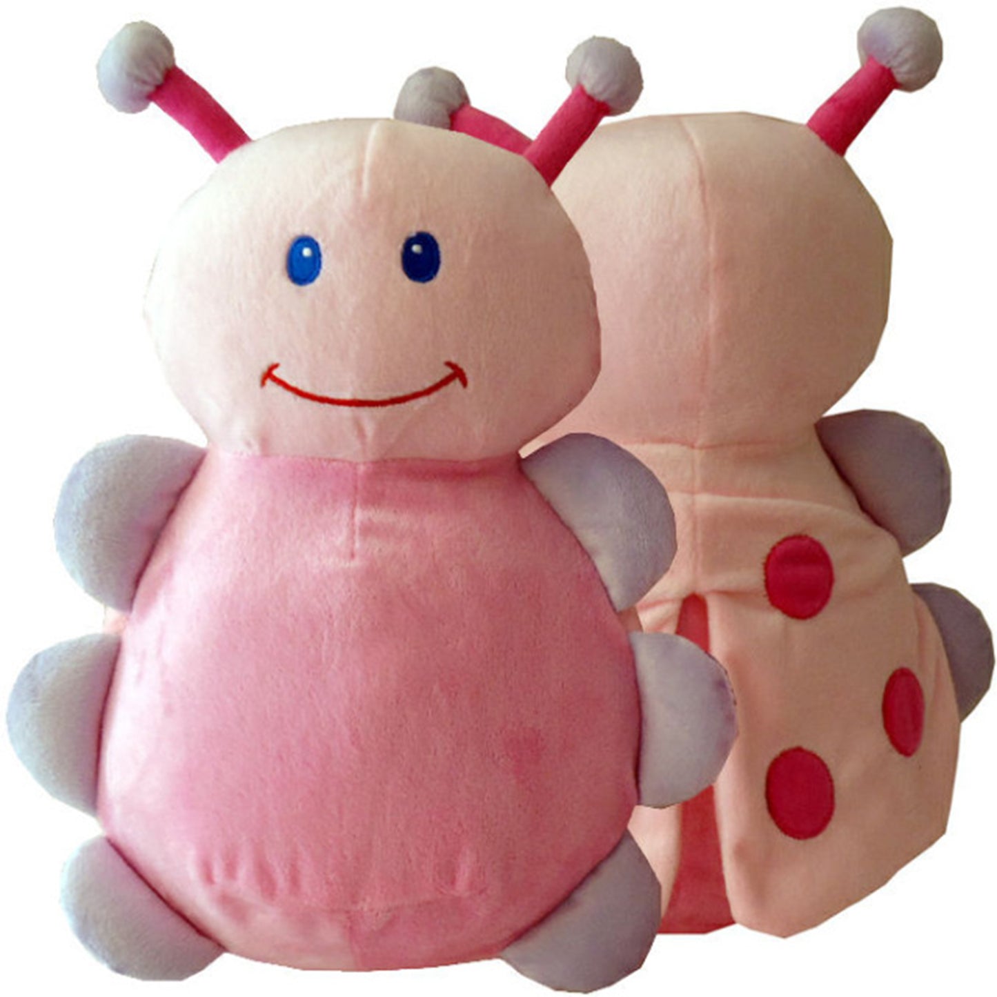 Personalized Stuffed Pink Ladybug