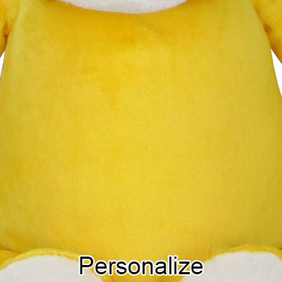 Personalized Stuffed Yellow Lion