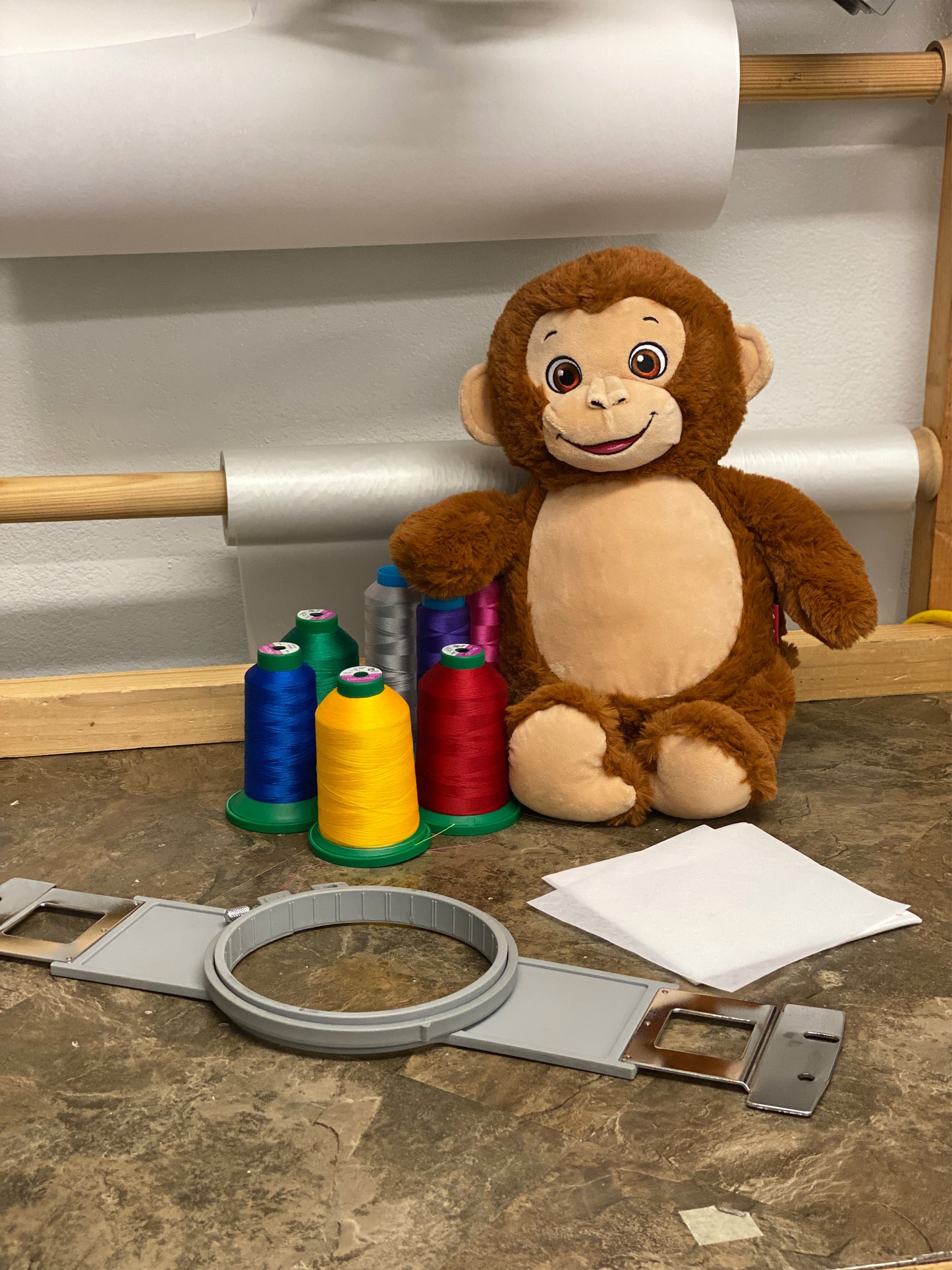 Personalized Stuffed Signature Monkey