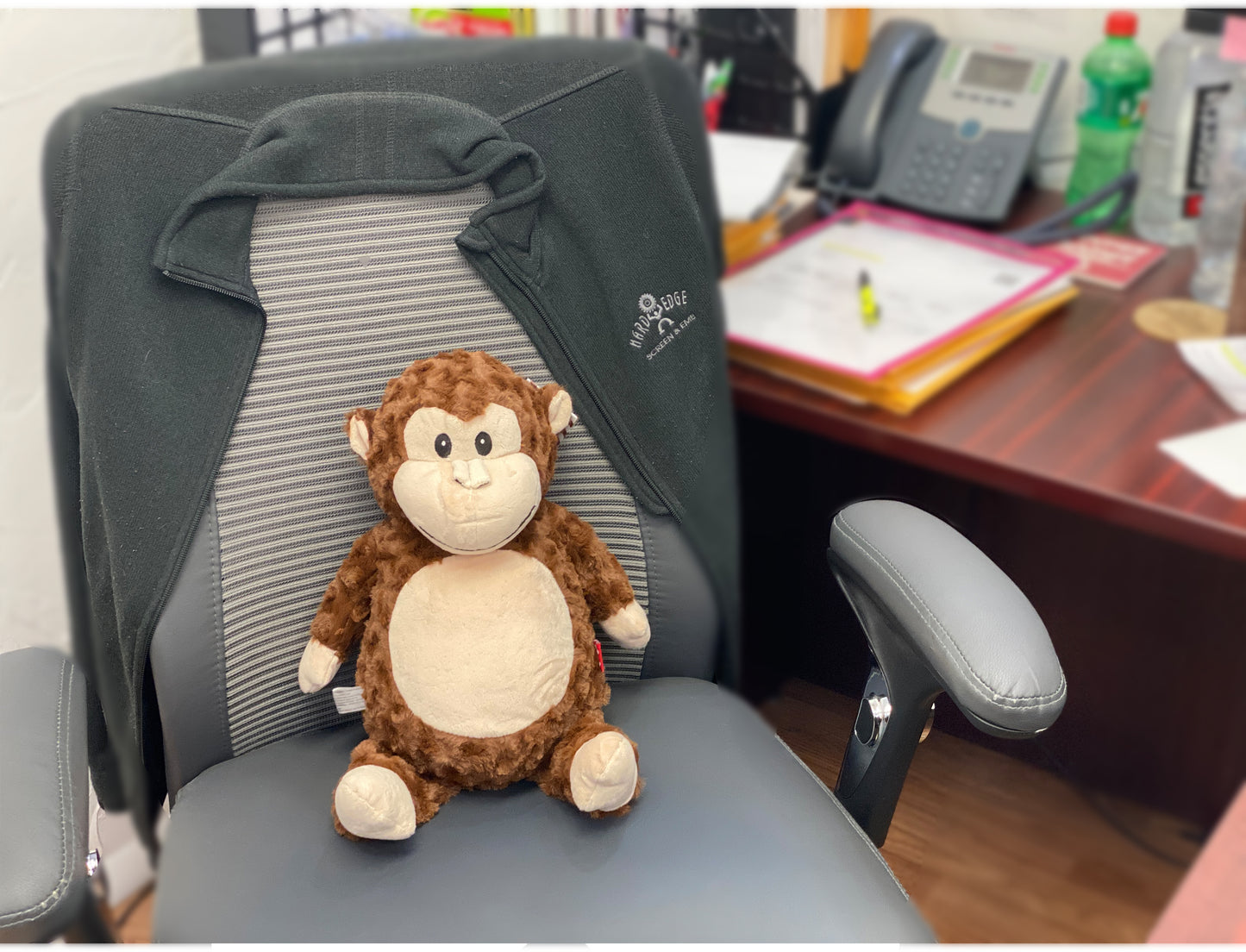 Personalized Stuffed Brown Monkey