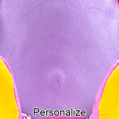 Personalized Stuffed Pink and Purple Monster
