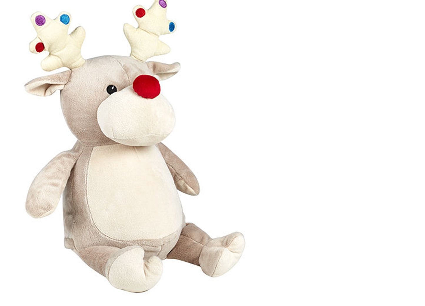 Personalized Stuffed Baubles Reindeer