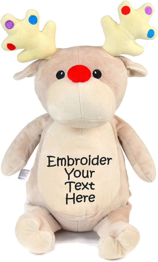 Personalized Stuffed Baubles Reindeer