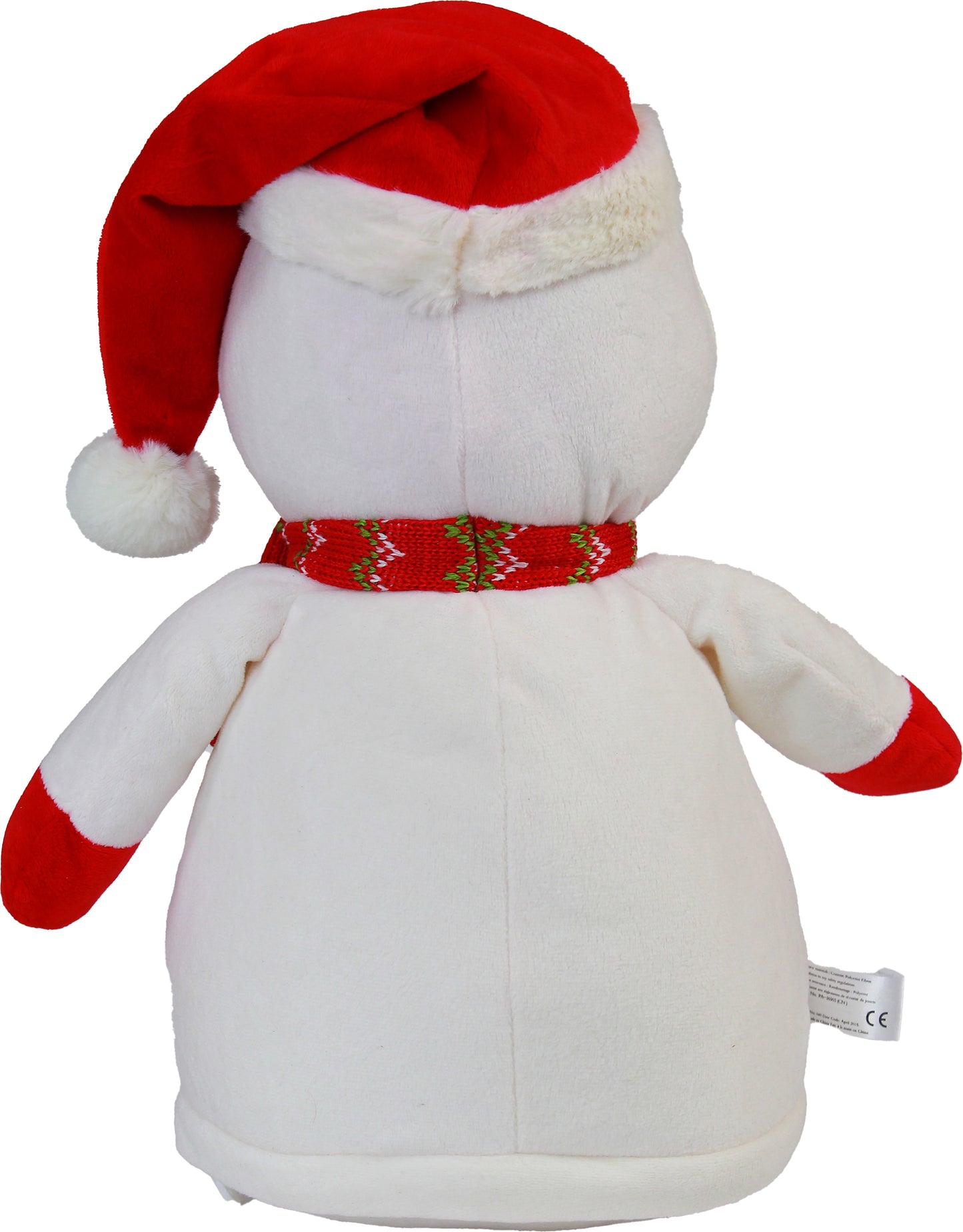 Personalized Stuffed Santa Hat Snowman