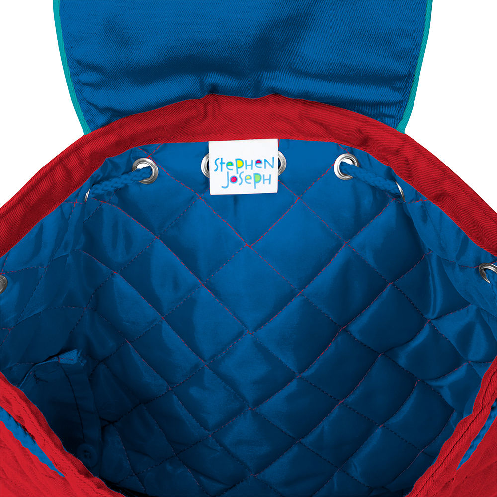 Personalized Stephen Joseph Quilted Backpack, Snake & Bug