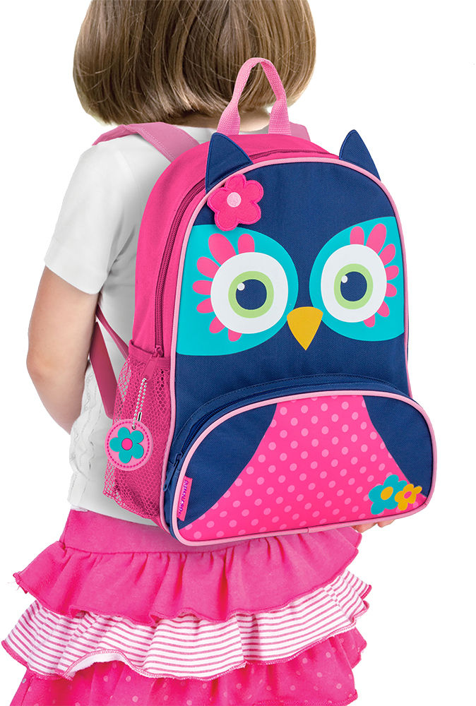 Personalized Stephen Joseph Sidekick Backpack, Owl