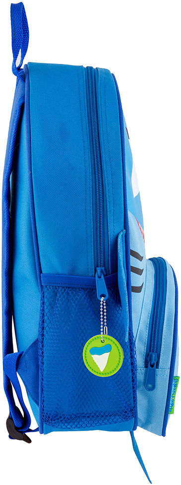 Personalized Stephen Joseph Sidekick Backpack, Blue Shark