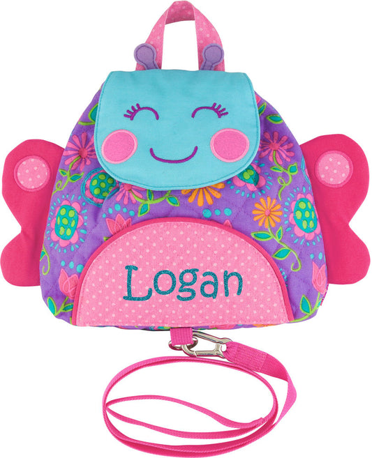 Personalized Stephen Joseph All Over Print Little Buddy Bag, Butterfly