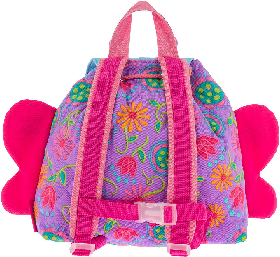 Personalized Stephen Joseph All Over Print Little Buddy Bag, Butterfly