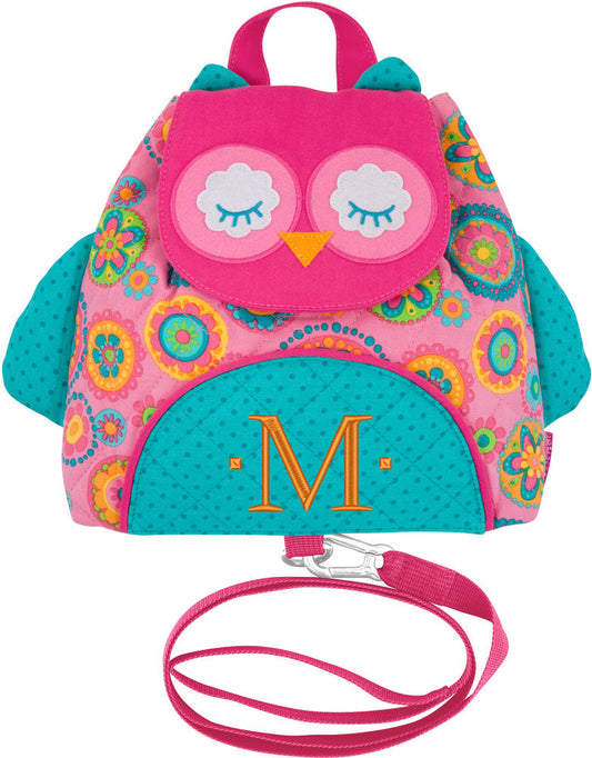 Personalized Stephen Joseph All Over Print Little Buddy Bag, Owl
