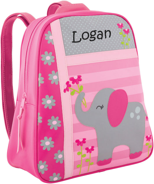 Personalized Stephen Joseph Go Go Backpack, Elephant