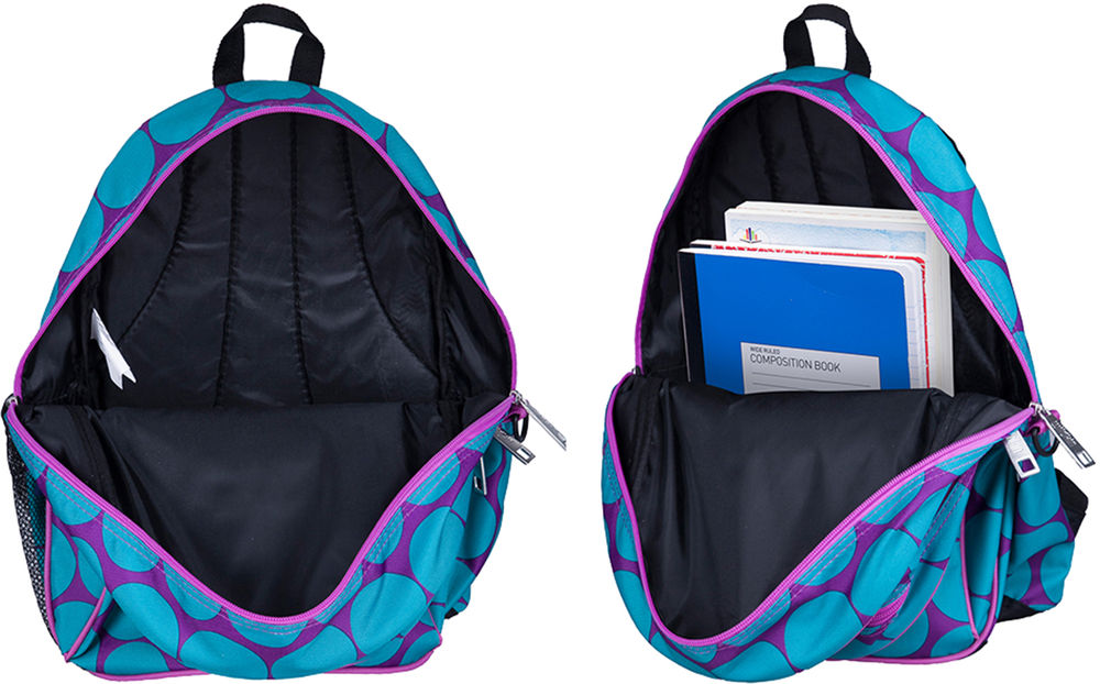 Personalized Wildkin 15 Inch Backpack, Big Dot Aqua