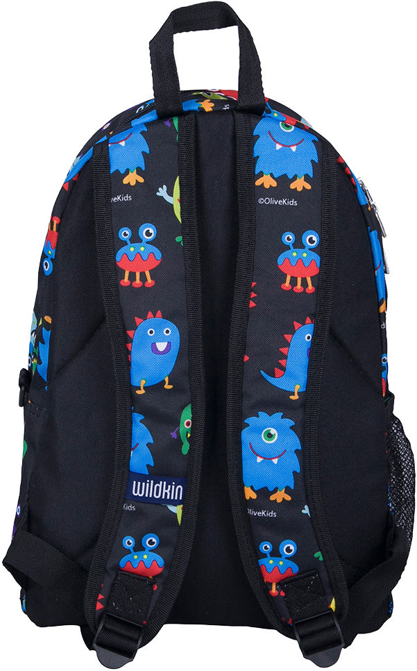 Personalized Wildkin 15 Inch Backpack, Monsters