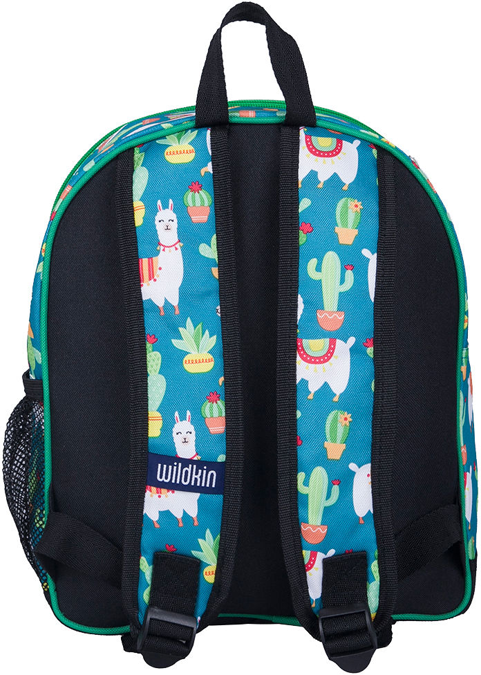 Personalized Wildkin Pack 'n Snack 12 Inch Backpack, Llamas and Cactus
